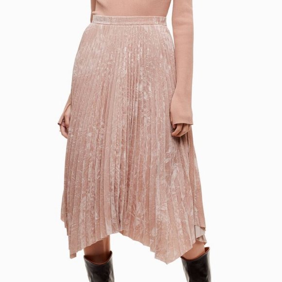 Aritzia Le Fou Wilfred Santel Velvet Midi Skirt - Picture 1 of 8
